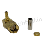 SMA (M) Crimp Type Rt. Ang LMR200 / RG58