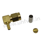 SMA (M) Crimp Type Rt. Ang LMR100 / RG174